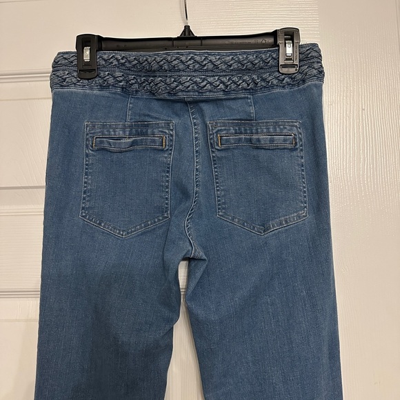 VERONICA BEARD Biscayne Braided Mid Rise Bootcut Jeans - size 6 - Picture 9 of 10